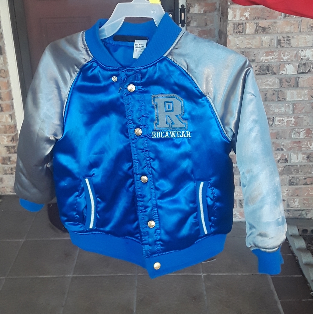 Rocawear 4T jacket blue/grey